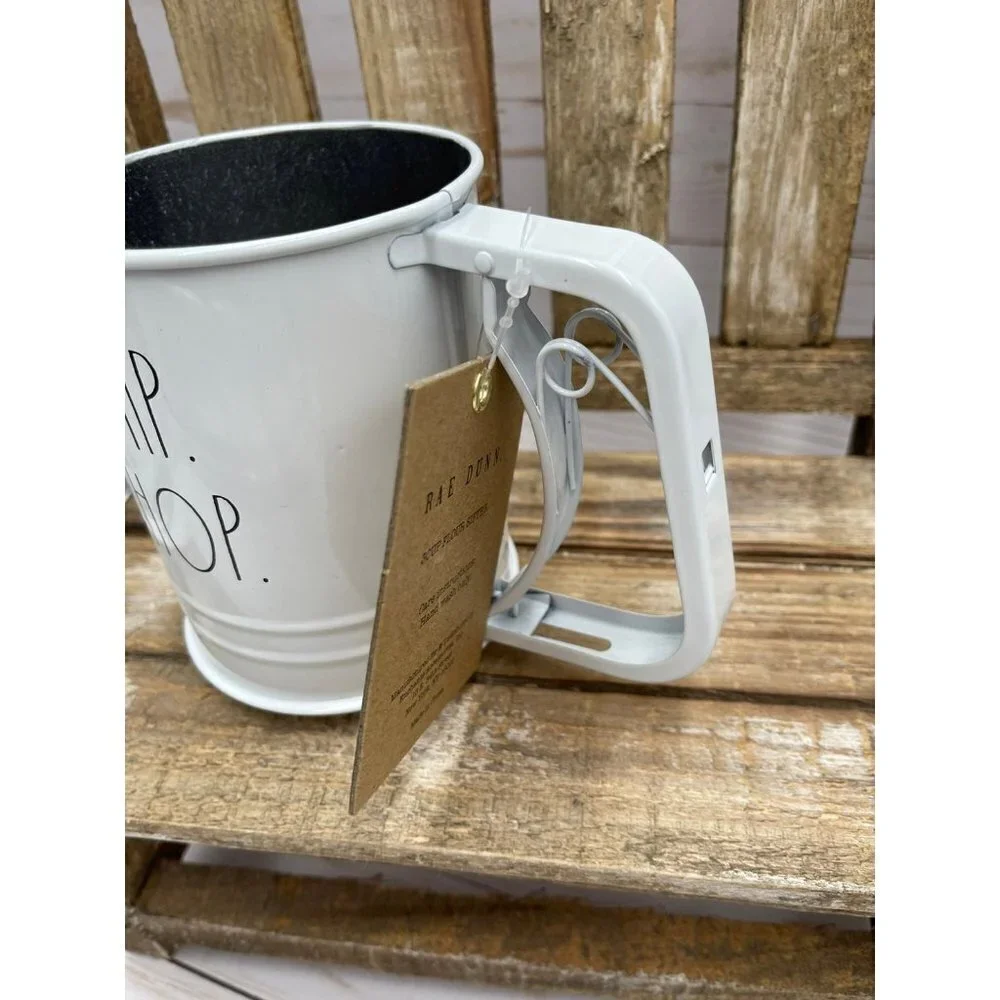 Rae Dunn Easter flour sifter white HIP HOP NEW decor baking